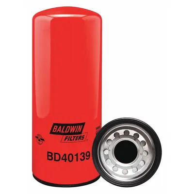 BALDWIN FILTERS Oil Filter: BD40139, LF9018, M95 x 2.50 Thread Size, 11 13/16 in Overall Ht - Spin-On Oil Filters