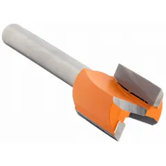 Carbide-tipped straight profile router bit with a 23/32 in cutter diameter and 2 flutes. Designed for precision routing of straight profiles in wood, composites, and plastics for cabinetry, furniture, and joinery applications.