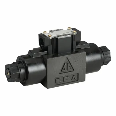 CHIEF Hydraulic Directional Valve: 17 gpm Max Flow Rate, D05 NFPA Size, Three Positions - Solenoid-Operated Directional Control Valves