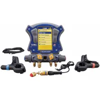 YELLOW JACKET Manifold Gauge: 4 Valves, Series TITANMAX™, YJACK VIEW® (MPN 40881)