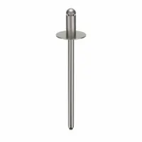 Blind Rivet,1 52/97" L,0.122" dia,PK500: Inch, 1 17/32 in Overall Lg, 1/4 in Body Lg, Plain, 500 PK (MPN SSD42SSBSLF201)