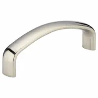 SUGATSUNE Pull Handle: Threaded Holes, Stainless Steel, Silver, #8-32 Screw Size, 0.276 in (MPN EK-R635/M)