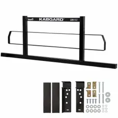 This truck cab protector shields the cab roof and rear window from falling debris, branches, or cargo shift. Suitable for heavy-haul and off-road operations in construction, mining, and utility fleets.
