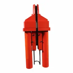Single-acting hydraulic jack designed for spring seating in post-tensioning and stressing applications. Delivers maximum pressure of 8,948 psi with an overall depth of 9 inches. Used to seat springs securely in concrete structures requiring precise tensioning.