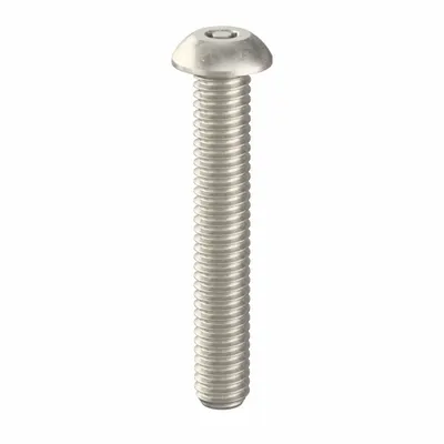 TAMPER-PRUF SCREW Mach Screw,Button,5/16-18x2 L,PK5 (MPN 22370) - Button Head Tamper-Resistant Machine Screws