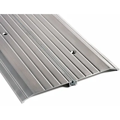 NATIONAL GUARD Saddle Threshold, Aluminum, 6 ft, Fluted - Saddle Thresholds