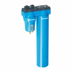 The HANKISON HMM6-6F is a membrane compressed air dryer with 3/4 in NPT connections. It delivers a 40°F pressure dew point at a flow rate of 41.3 cfm, with maximum operating pressure of 200 psi and maximum temperature of 150°F. This automatic unit removes moisture from compressed air systems to protect pneumatic tools, instrumentation, and processes from corrosion and freeze-ups.