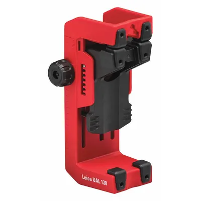 LEICA LINO Wall Mounting Adapter: Red, Mount Clamp, 3 15/16 in Overall Ht - Mounting Devices & Brackets