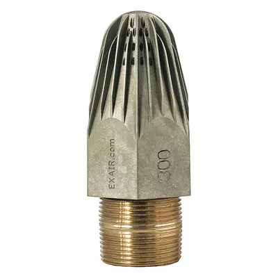 EXAIR Air Gun Nozzle: Aluminum/Zinc, 4 15/16 in Extension Lg - Exair Air Gun Nozzles