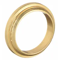 PARKER Compression Fitting Ferrule: 5/8 in OD Size, Compression, Brass (MPN 10BF10-B)