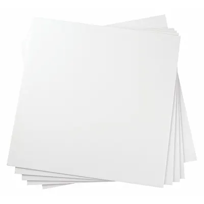 BRADY Bench Liner: Polypropylene, 24 in Overall Lg, 24 in Overall Wd, White - Bench Liners