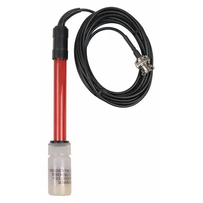 REED INSTRUMENTS Electrode: R3000SD-ORP, ORP, 0 to 1999 mV, Round, 1 m Cable Lg, BNC, Fiber - ORP Electrodes, Probes & Sensors