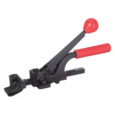 MIP Steel Strapping Tensioner: 7 lb Tool Wt, Rack Pusher Tool, Heavy Duty, Manual - Manual Tensioner Tools for Steel Strapping