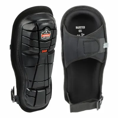 PROFLEX BY ERGODYNE Knee Pad: Universal, 2 Straps, Clip/Hook-and-Loop - Non-Slip Knee Pads