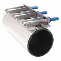 SMITH-BLAIR Repair Clamp: For 4 in Pipe, 12.5 in Overall Lg, 304 Stainless Steel (MPN 26100045012000)