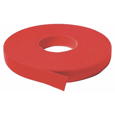 VELCRO BRAND Strap Roll: Strap Roll, Hook-and-Loop, 3/4 in Overall Wd, 37 1/2 ft Overall Lg - Back-to-Back Hook & Loop Rolls