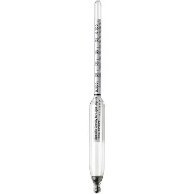 DURAC Specific Gravity Hydrometer: Specific Gravity Plain Form, 0.940/1.010, 0.001 - Specific Gravity (Baume) Hydrometers