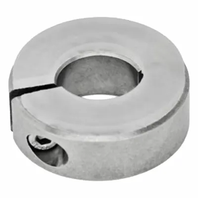 JW WINCO Shaft Collar: 1-Piece, Stainless Steel, Clamp-On, 28 mm Bore Dia - Stainless Steel Vibration- & Sound-Damping Shaft Collars