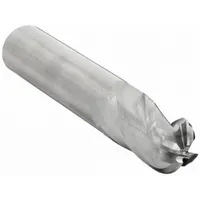 CLEVELAND Ball End Mill: Carbide, 4 Flute, 1/2" Mill Dia, 2" LOC, 4" OAL (MPN C63562)