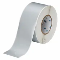 Continuous Label Stock: 3 in x 300 ft, Metalized Polyester, Silver (Gloss), Indoor (MPN THT-21-434)