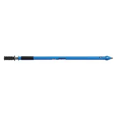 Steel valve breaker with heat-treated punch for removing valve stems from heavy-duty tire rims. 45-inch handle provides leverage for controlled force in automotive and industrial maintenance applications.