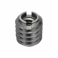 E-Z LOK Self Locking Thread Insert: Heavy Wall, #6-32 Int Thrd Sz, 1/4"-20 Ext Thrd Sz, Steel, 10 PK (MPN 329-006-PK10)