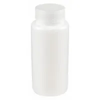 APPROVED VENDOR Laboratory Bottle: HDPE, 2 L, 64 fl oz, Closure Included, Colorless, Polypropylene