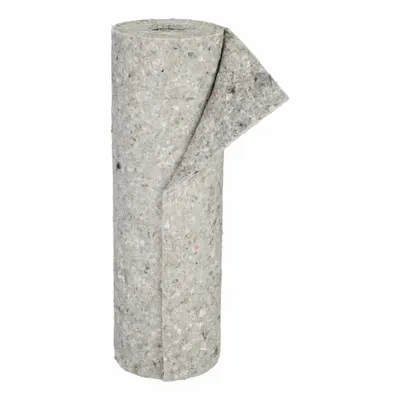 PIG Filter Pad Roll: Oil, 36 in x 25 ft, Poly Bags, 25 gal Oil Capacity/EA - Filter Rolls