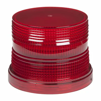 GROTE Replacement Lens: Round, Beacon Light, 3 in Ht - Vehicle Lighting - Round Replacement Lenses