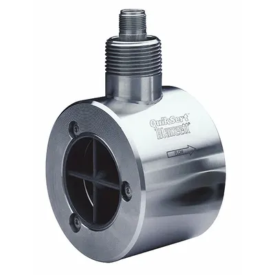 BLANCETT Mechanical Flowmeter: Turbine Flow Meter, Turbine, 2 in Wafer, 2 in Connection Size - Inline Turbine Flowmeters for Water
