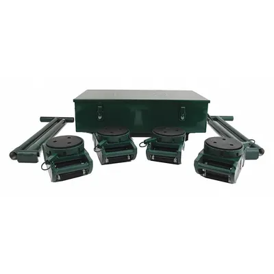 HILMAN ROLLERS Machine Roller Kit: 16,000 lb, 5 in Deck Ht, 5 7/8 in L x 5 7/8 in W - Machine Roller Kits