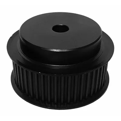 OEM Timing Pulley: Curvilinear - HTD Section Plain-Bore Timing Pulleys with Hub