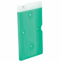 Cold Pack: 14 1/8 in Overall Lg, 8 1/4 in Overall Wd, 3/4 in Overall Ht, 1 L Capacity, Green (MPN 0372614)