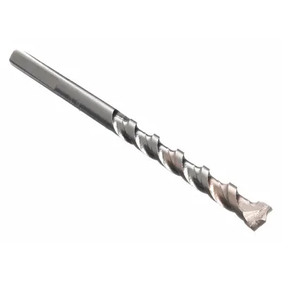 DEWALT Hammer Drill: 3/16 in Drill Bit Size, 4 in Max Drilling Dp, 6 in Overall Lg - 3-Flat Shank Masonry Drill Bits for Rotary Drills