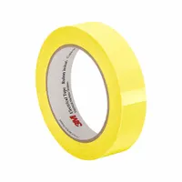3M Electrical Tape: 1 in Wd, 72 yd Lg, 2.5 mil Thick, Polyester Film, Acrylic, Yellow, 1350F (MPN 3M 1350 1" x 72 yds Yellow)