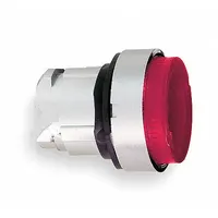 SCHNEIDER Extended Push Button: Red, 22 mm Mounting Size, Metallic, Momentary (MPN ZB4BW14)