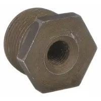 ANVIL Metal Pipe Straight: Straight, Steel, 1 in x 1/4 in, Male NPT Threaded x Female NPT Threaded (MPN 0361331101)