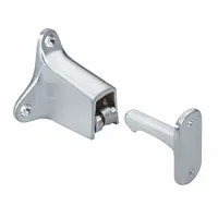 Automatic Door Holder: Door - Mounted, 2 3/4 in Wd, 2 1/2 in Overall Ht, Chrome (MPN 490.26D)