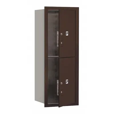 SALSBURY INDUSTRIES Mailbox: 4C, 2 Doors, Horizontal, 37 7/8 in H x 17 in W x 16 1/2 in D, Recessed Mounting - Multi-Unit Mailboxes