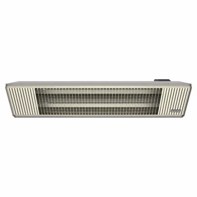 AURA Electric Infrared Heater: 4,500 W Watt Output, 240V AC, 1 Phase, Hardwired - Indoor/Outdoor Suspended Infrared Radiant Electric Wall Heaters