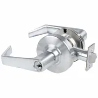 SCHLAGE Door Lockset: Office Lever Locksets, Chrome, ADA Compliant (MPN ALX50P SAT 626)