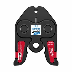 This forged steel press jaw is designed for use with ZoomLock® MAX and standard/extended press tools. It accommodates 1/4 in pipe for creating secure connections in HVAC and refrigeration tubing systems.