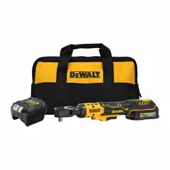This cordless ratchet delivers 70 ft-lb of maximum fastening torque and a no-load speed of 250 RPM. The brushless motor provides efficient power for fastening applications. A ball detent anvil ensures secure socket retention. Suitable for use in confined spaces where a standard wrench cannot fit.
