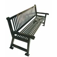 ULTRASITE Outdoor Bench: Savannah, 72 in Overall Lg, 36 1/8 in Overall Ht, Red, Red, Plank Surface (MPN 922-S6-RED)