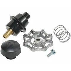 Plastic control stop repair kit for SLOAN Royal® series flush valves. Includes components for servicing metal or plastic control stops on toilets and urinals.