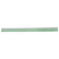 Permanent double-sided foam tape strip with open-cell polyurethane foam core and acrylic adhesive. Measures 3 inches long by 1 inch wide, 125 mil thick, in tan. Used for mounting, bonding, gasketing, and vibration damping in industrial assembly applications.