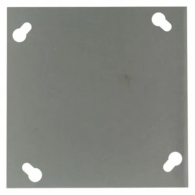 ZURN Z499S-5 Square Floor Drain Cover, 5 in, Galvanized Carbon Steel, Screw-In - Covers for Floor Drains