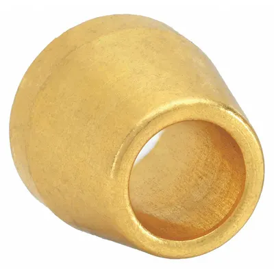 PARKER Compression Fitting Ferrule: 1/8 in OD Size, Compression - Single-Ferrule Brass Compression Fittings