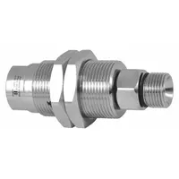MOSMATIC Rotary Union: Straight, Nickel-Plated C38500 Brass, 1 Passages, 3/8 in Rotating Shaft, Air (MPN 57.163)