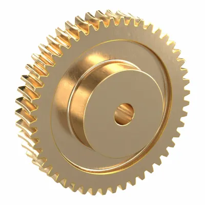 KHK GEARS Worm Wheel: Reduction Ratio 48, Module m 2, Right Hand, 20° Pressure Angle - Metric Worm Wheels